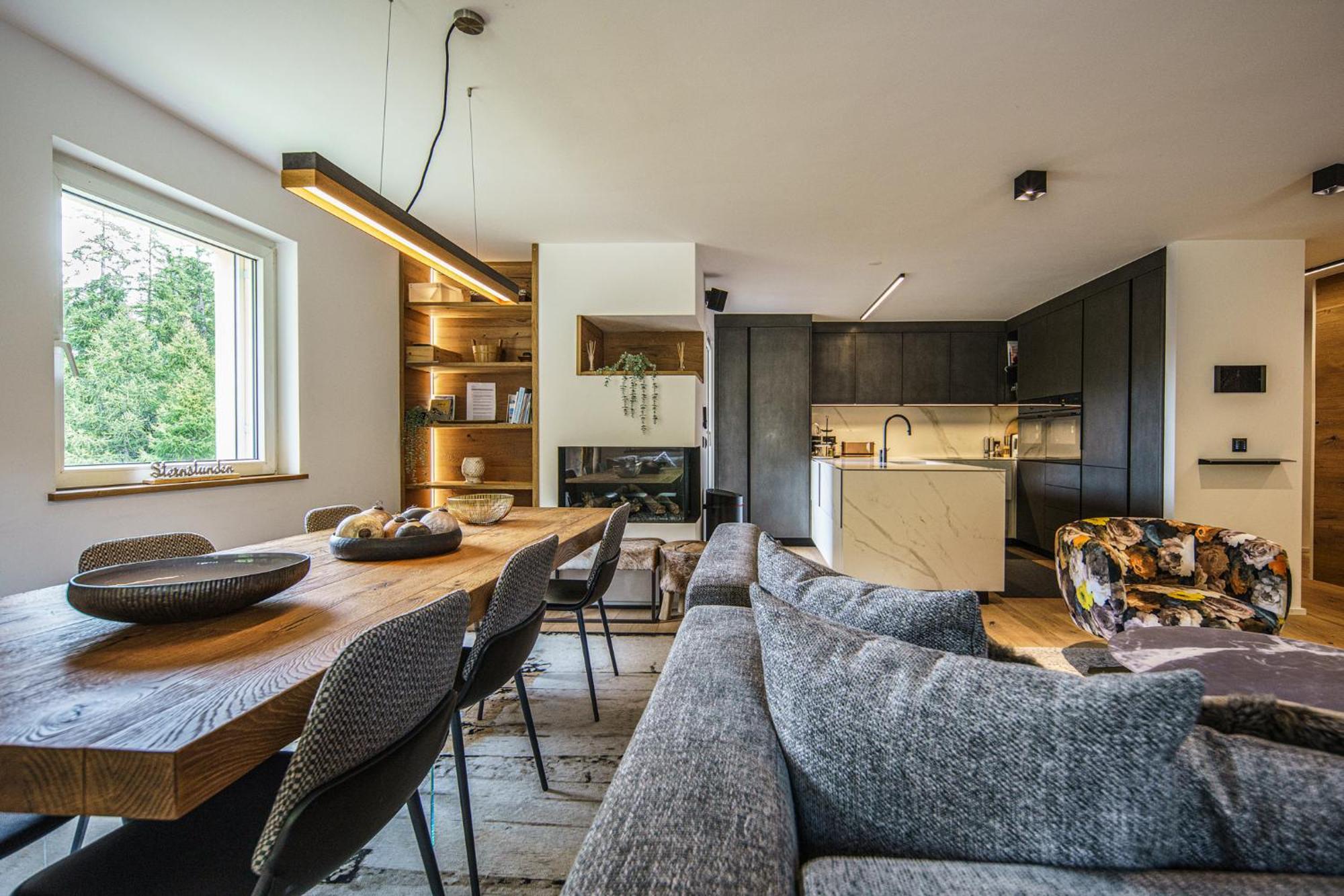 Luxury Mountain Apartment With Private Sauna And Underground Parking St. Moritz Exterior photo