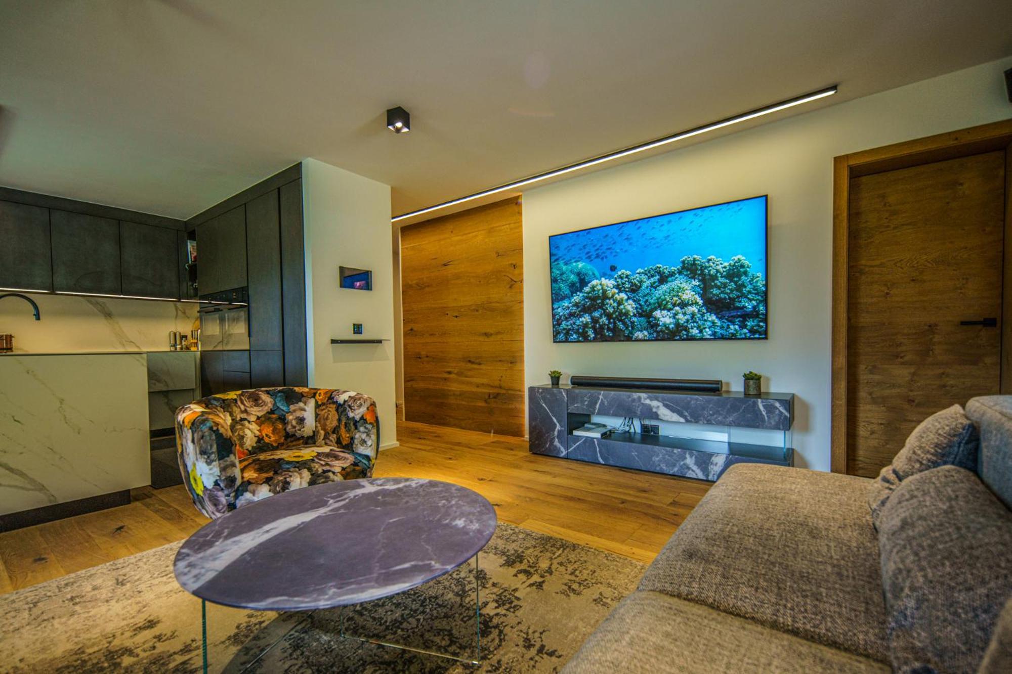 Luxury Mountain Apartment With Private Sauna And Underground Parking St. Moritz Exterior photo